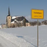 Tröchtelborn Kirche im Schnee Marion Schulz